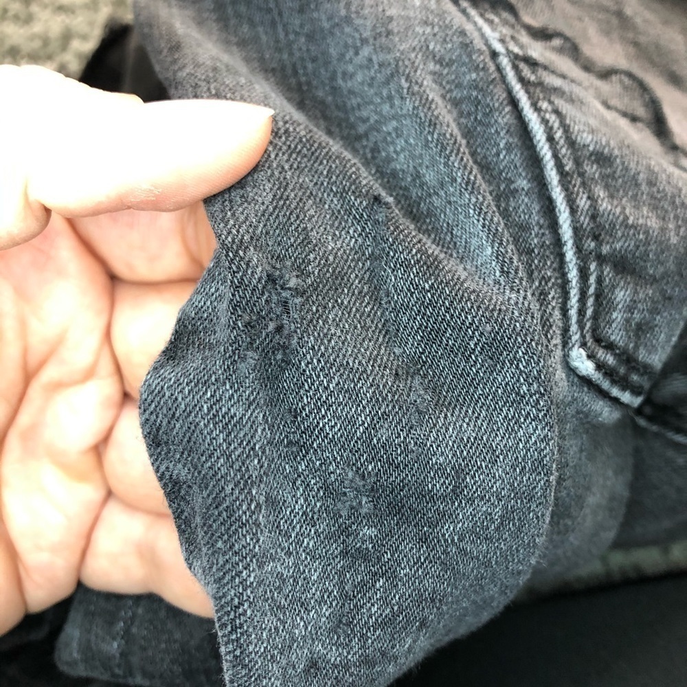 American Eagle Black Super Stretch Skinny Jeans - Picture 10 of 15